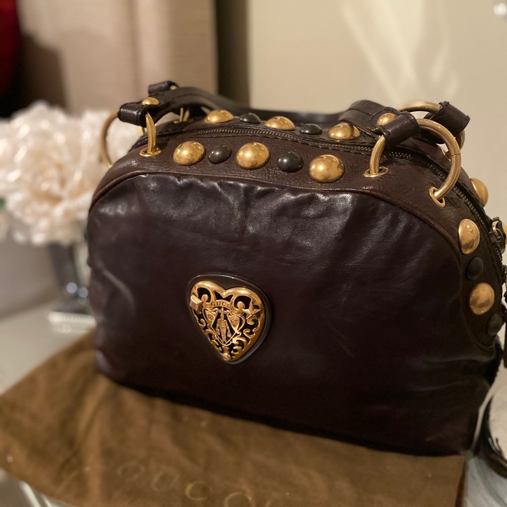 Gucci Babouska Heart Satchel Bag
